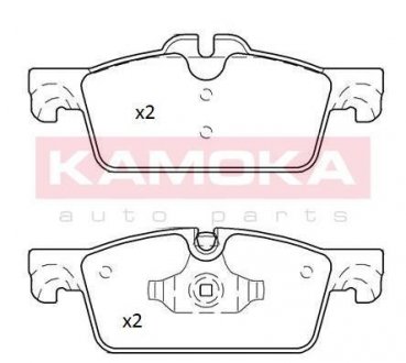 Гальмiвнi колодки дисковi PEUGEOT 508 10- KAMOKA JQ101248