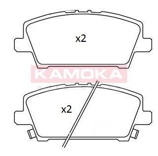 Гальмiвнi колодки дисковi HONDA CIVIC 06-12 KAMOKA JQ101260