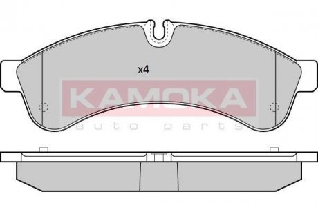 Гальмiвнi колодки дисковi IVECO DAILY IV/V 06- KAMOKA JQ101276