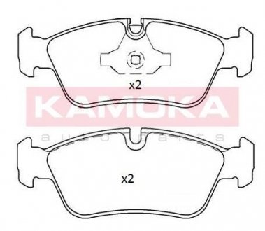 Гальмiвнi колодки дисковi BMW 1(E81/E87) 03-12/3 (E90) 05-11 KAMOKA JQ101291 (фото 1)