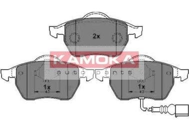 Тормозные колодки, дисковый тормоз (набор) KAMOKA JQ1012926