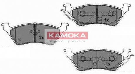 Тормозные колодки, дисковый тормоз (набор) KAMOKA JQ1012950