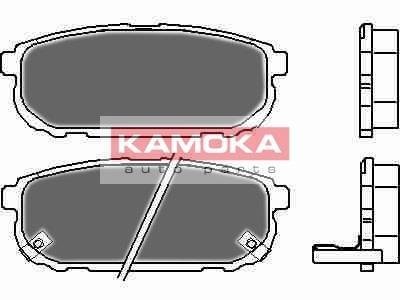 Тормозные колодки, дисковый тормоз (набор) KAMOKA JQ1013472