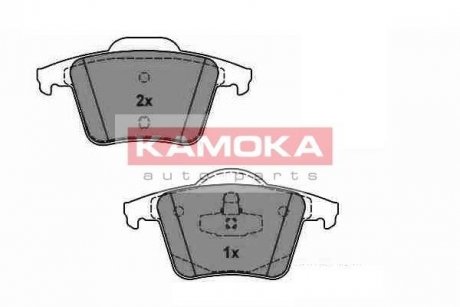 Тормозные колодки, дисковый тормоз (набор) KAMOKA JQ1013564