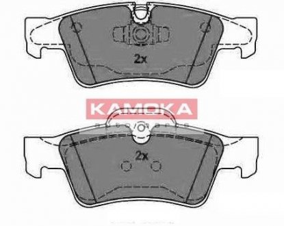 Тормозные колодки, дисковый тормоз (набор) KAMOKA JQ1013662