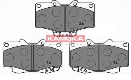 Тормозные колодки, дисковый тормоз (набор) KAMOKA JQ1013704