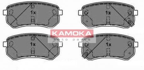 Тормозные колодки, дисковый тормоз (набор) KAMOKA JQ1013804