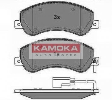 Гальмівні колодки, дискове гальмо (набір) KAMOKA JQ1013856