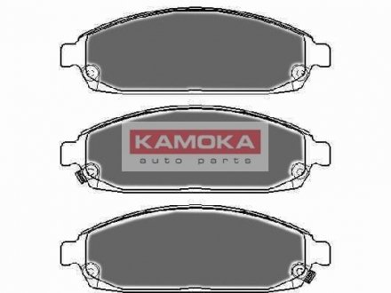 Тормозные колодки, дисковый тормоз (набор) KAMOKA JQ1018004