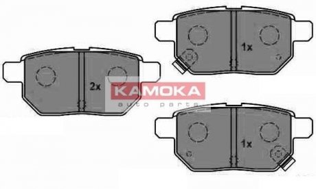 Тормозные колодки, дисковый тормоз (набор) KAMOKA JQ1018084