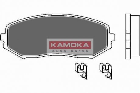 Тормозные колодки, дисковый тормоз (набор) KAMOKA JQ1018120