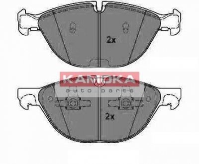 Гальмівні колодки, дискове гальмо (набір) KAMOKA JQ1018158