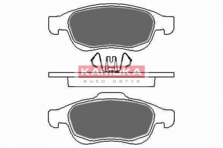 Тормозные колодки, дисковый тормоз (набор) KAMOKA JQ1018360