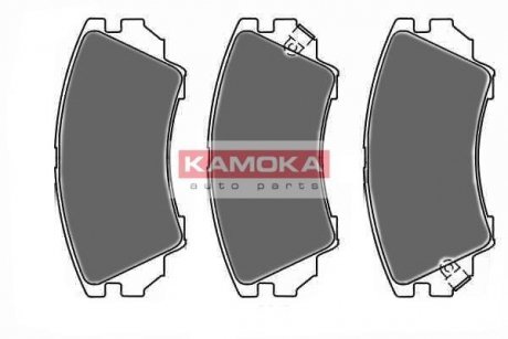 Тормозные колодки, дисковый тормоз (набор) KAMOKA JQ1018416