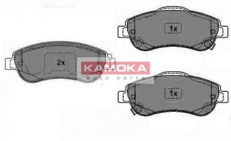 Тормозные колодки, дисковый тормоз (набор) KAMOKA JQ1018456