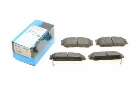 Фото комплект гальмівних колодок PARTS KAVO KBP-4017 Комплект гальмівних колодок PARTS KAVO KBP-4017