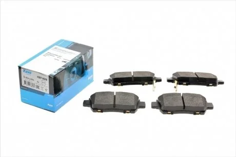 Фото комплект гальмівних колодок PARTS KAVO KBP-9009 Комплект гальмівних колодок PARTS KAVO KBP-9009