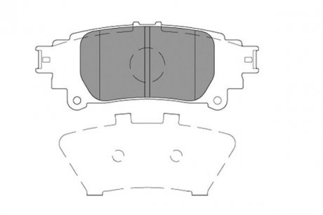 Колодки гальмівні (задні) Lexus RX 08-15/Toyota Prius 11- PARTS KAVO KBP9141 (фото 1)