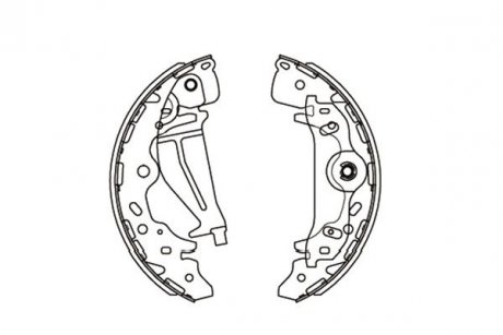 Тормозные колодки.) PARTS KAVO KBS3405