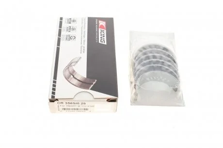 Фото підшипники ковзання шатунні King CR 356SI0.25 Підшипники ковзання шатунні King CR 356SI0.25