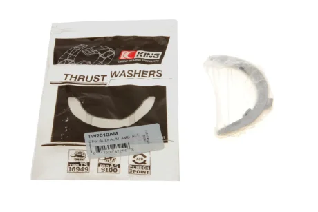 Упорные кольца (комплект) к вкладышам H025/H027 Ford Mitsubishi VAG 80- King TW2010AM