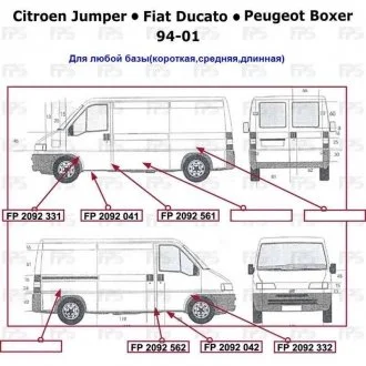 Арка заднего крыла KLOKKERHOLM 2092562