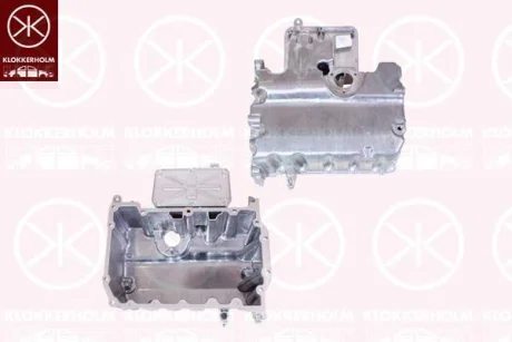 Піддон оливний, алюміній KLOKKERHOLM 7515474