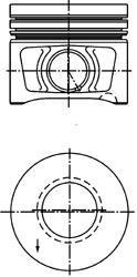 Поршень KOLBENSCHMIDT 40387610 (фото 1)