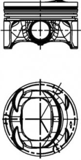 Поршень KOLBENSCHMIDT 40846620 (фото 1)