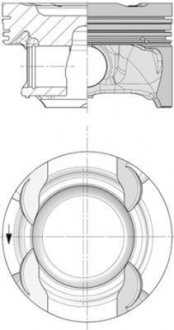 Поршень KOLBENSCHMIDT 40853600