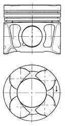 Поршень двигуна OPEL 83,0 mm 83,40 KOLBENSCHMIDT 41070620