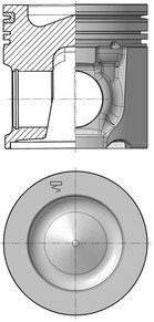 Поршень KOLBENSCHMIDT 41503600