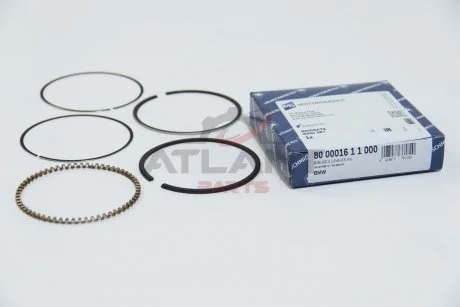 Фото кольца поршневые, набор BMW 80.0 (1.5/2/3.5) M20B20/M20B23 (KS) Kolbenschmidt 800001611000 Кольца поршневые, набор BMW 80.0 (1.5/2/3.5) M20B20/M20B23 (KS) Kolbenschmidt 800001611000