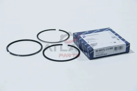 Кольца поршневые DB 87.00 (2*2*3) OM 601 97 Kolbenschmidt 800017110000