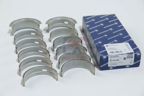 Вкладыши коренные Audi 100 2,0D/TD,VW 1,9-2,2B +0,50mm KOLBENSCHMIDT 87461620