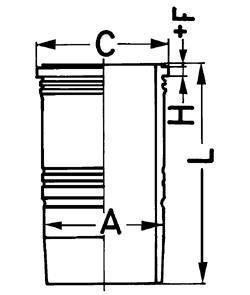 Гільза циліндра KOLBENSCHMIDT 89092110