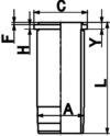 Гільза циліндра KOLBENSCHMIDT 89370110