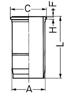 Гільза циліндра Kolbenschmidt 89427110