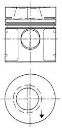 Поршень KOLBENSCHMIDT 91550600