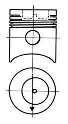 Поршень KOLBENSCHMIDT 91753600