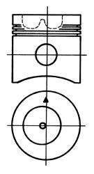 Поршень KOLBENSCHMIDT 93045600 (фото 1)