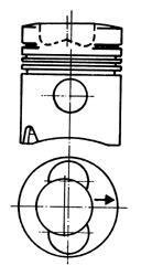 Поршень KOLBENSCHMIDT 93280600