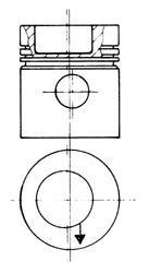 Поршня OM364-366 97.5+0.50mm KOLBENSCHMIDT 93831610