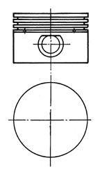 Поршень компресора KOLBENSCHMIDT 94919600