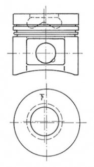 Поршень KOLBENSCHMIDT 99516600 (фото 1)