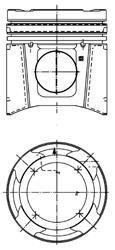 Поршень KOLBENSCHMIDT 99697600