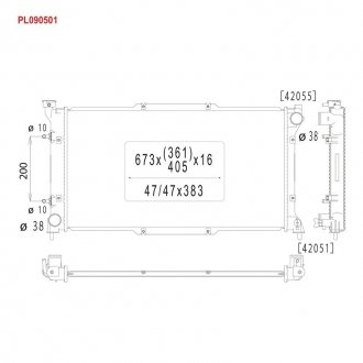 Радиатор KOYORAD PL090501