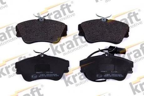 Комплект гальмівних накладок, дискове гальмо KRAFT 6000620