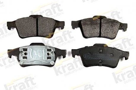 Комплект гальмівних накладок, дискове гальмо KRAFT 6015105