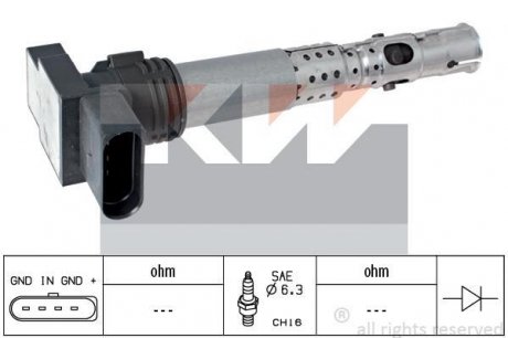 Котушка запалення KW 470431